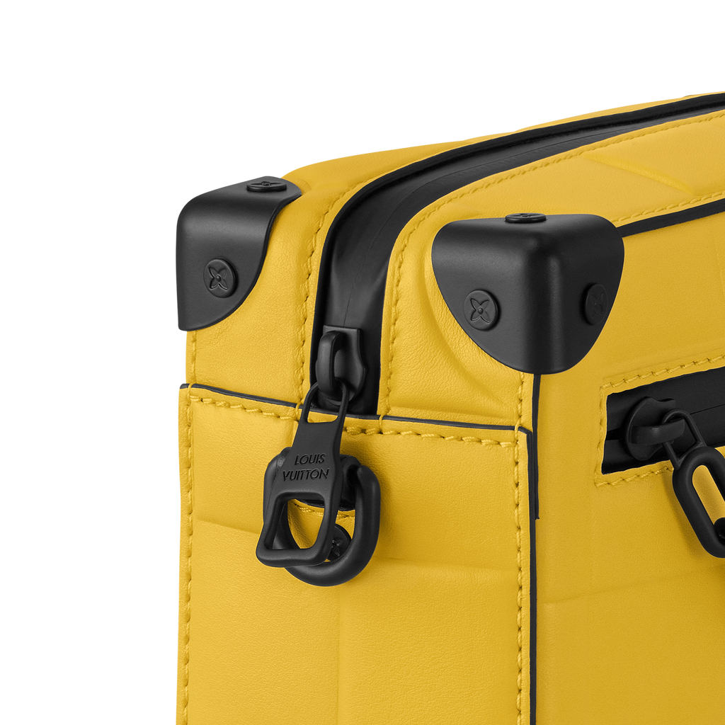 Louis Vuitton Mini Soft Trunk black and yellow