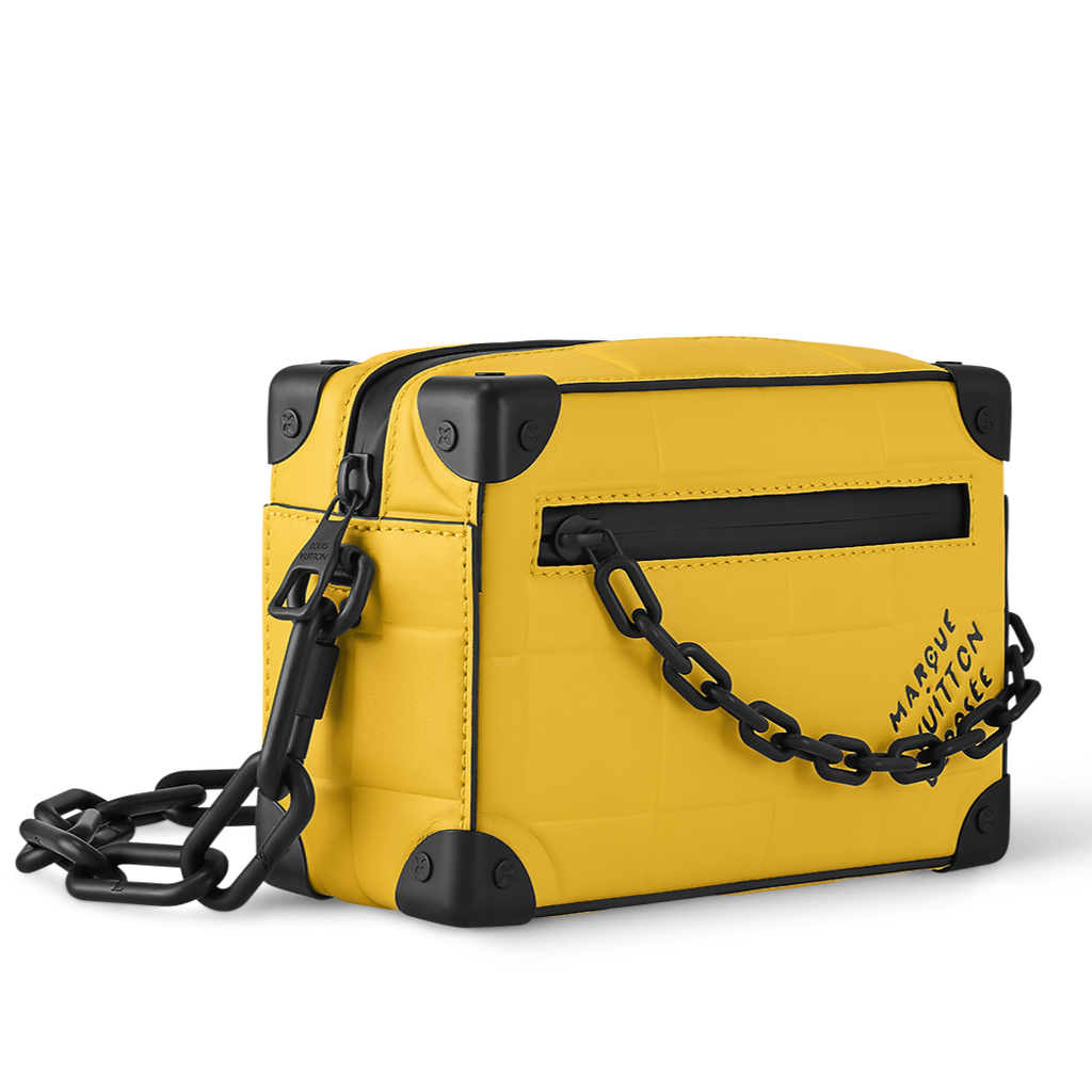 Louis Vuitton Mini Soft Trunk black and yellow