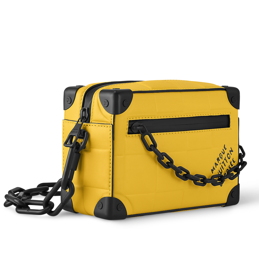 Louis Vuitton Mini Soft Trunk black and yellow