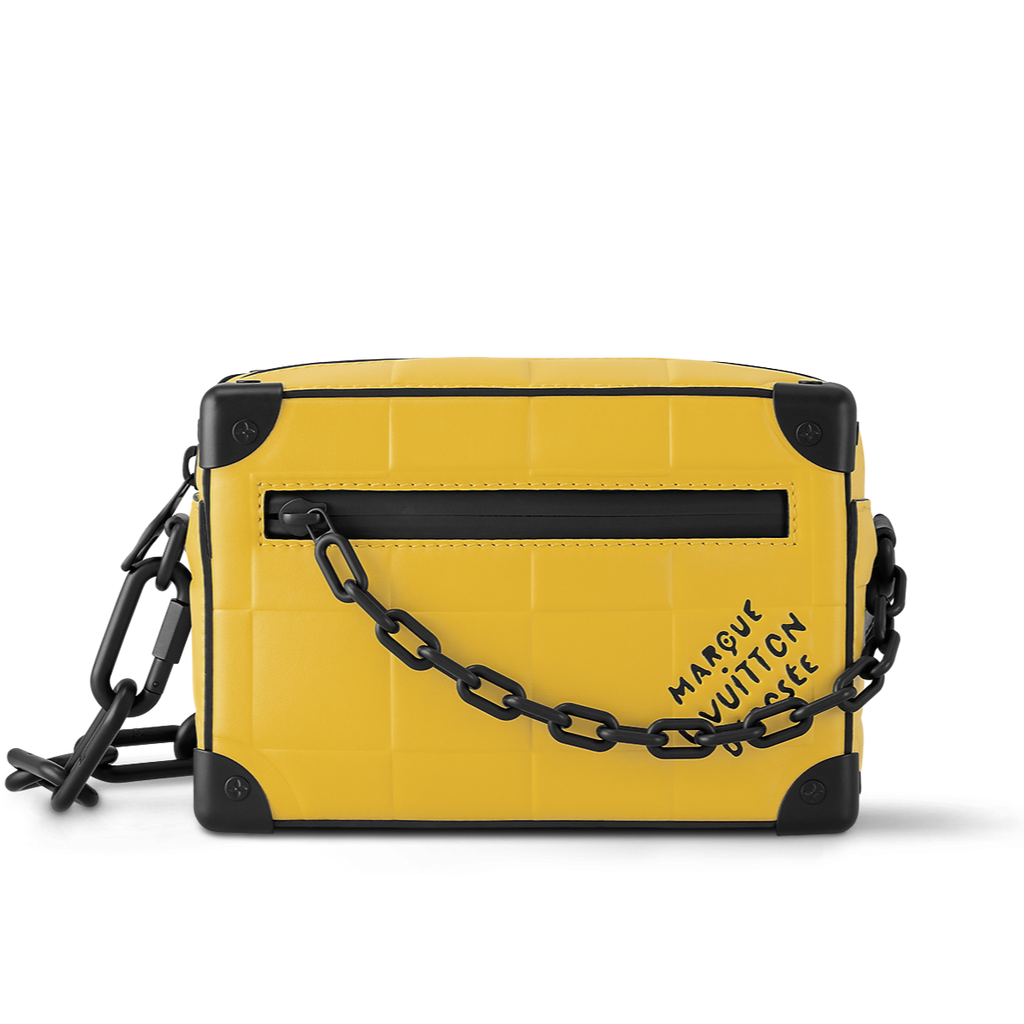 Louis Vuitton Mini Soft Trunk black and yellow