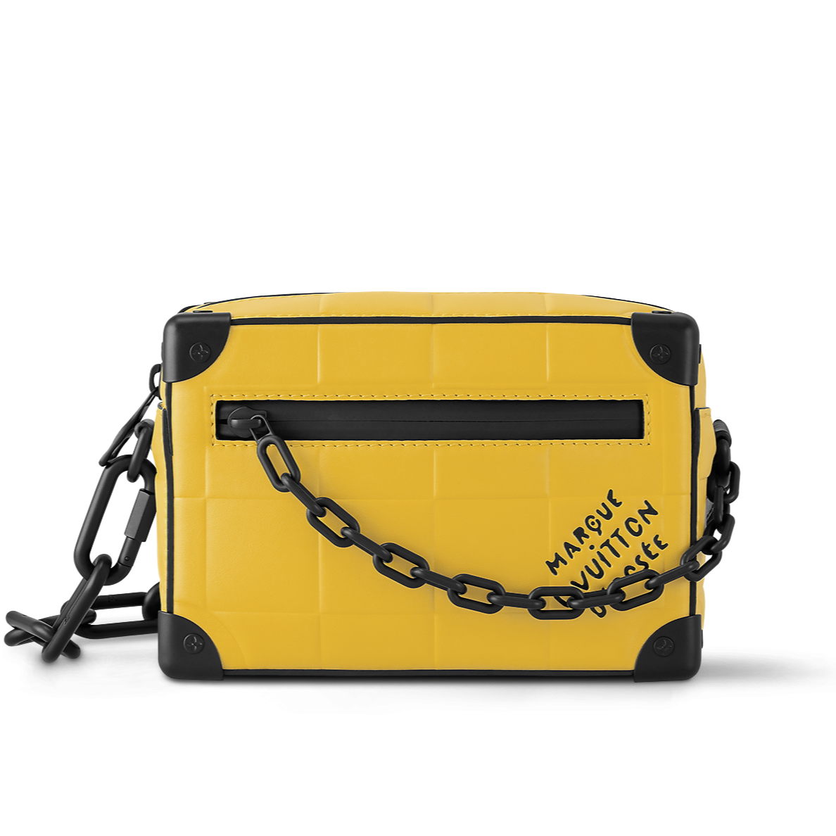 Louis Vuitton Mini Soft Trunk black and yellow