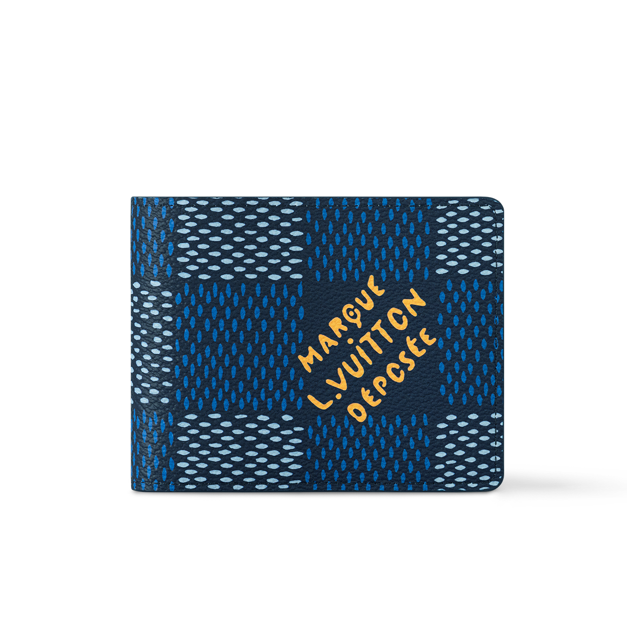 Louis Vuitton LV Multiple Wallet   Luxury Compact Wallets -Blue marque