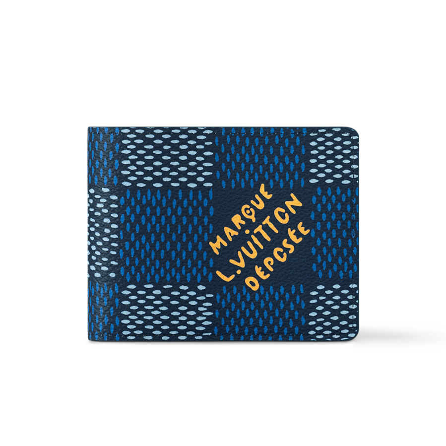 Louis Vuitton LV Multiple Wallet   Luxury Compact Wallets -Blue marque