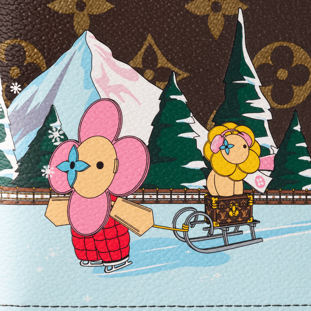 Louis Vuitton Passport Cover Brown painted edition