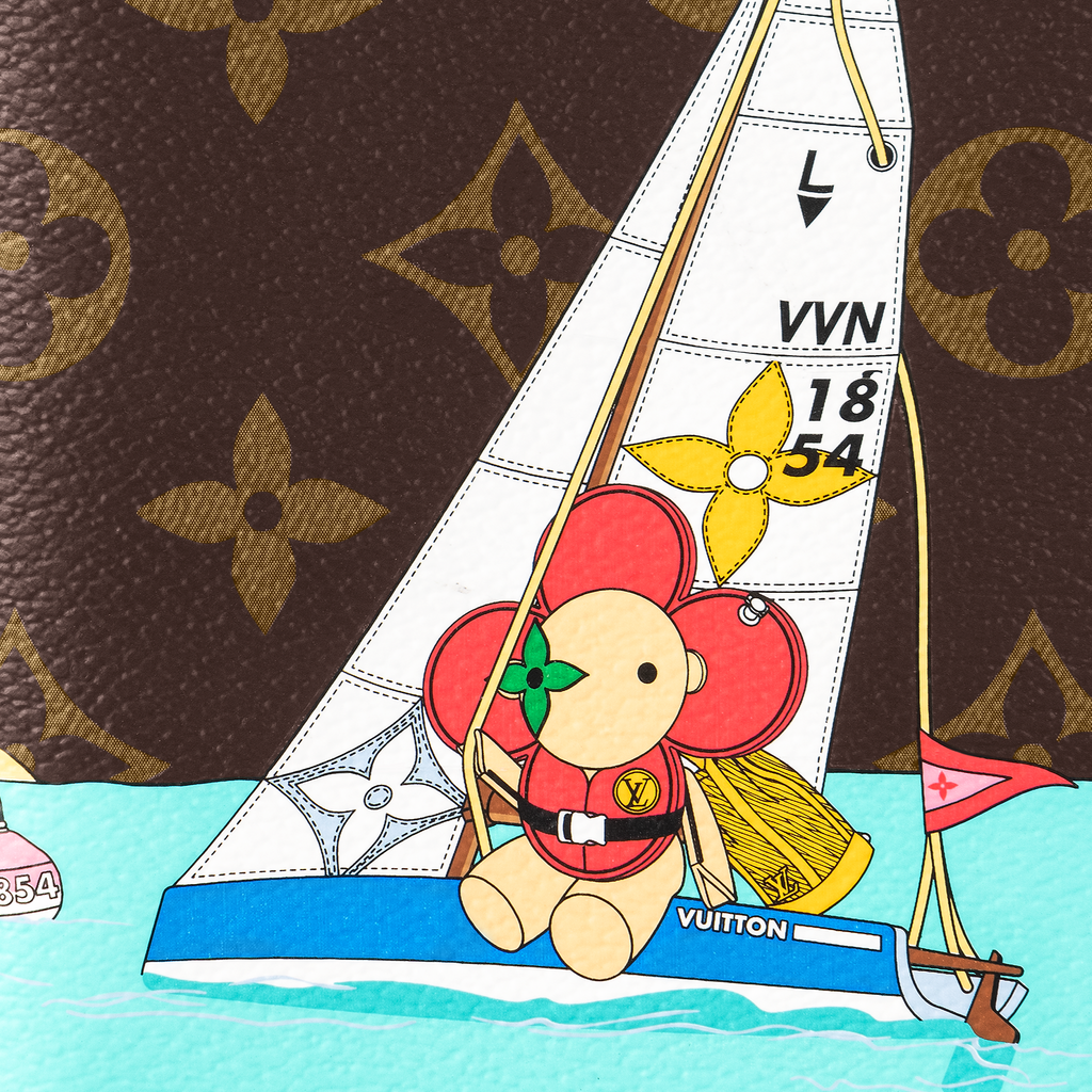 Louis Vuitton Passport Cover Brown painted edition