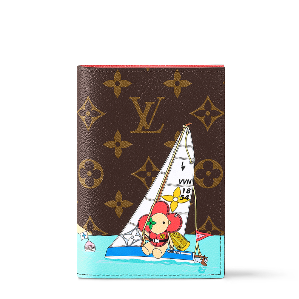 Louis Vuitton Passport Cover Brown painted edition