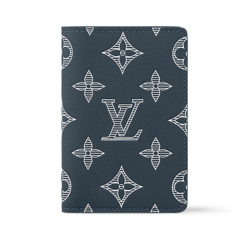 Louis Vuitton  Pocket Organizer blue pattern