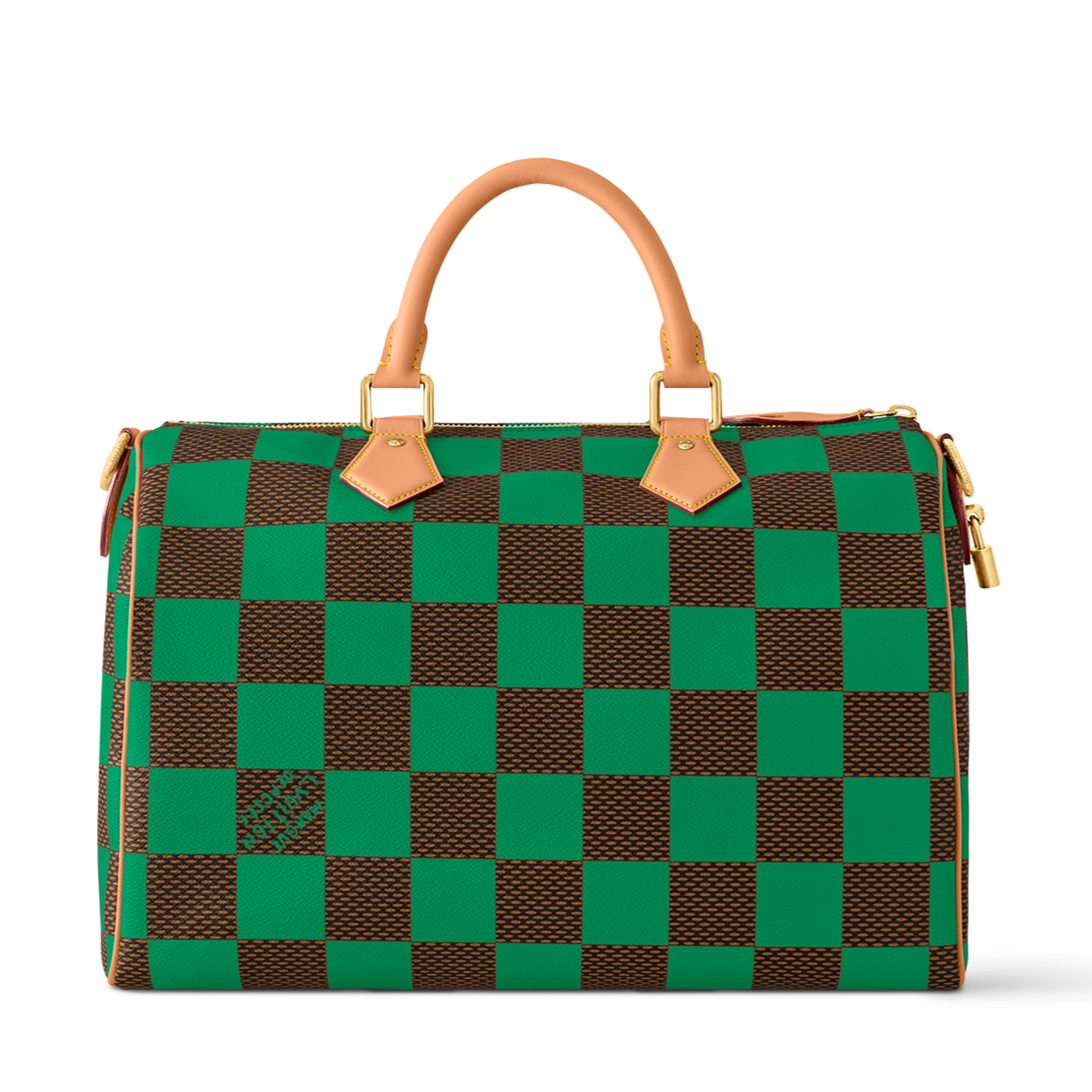Louis Vuitton Speedy 40 Bandouli re Damier Pop GREEN