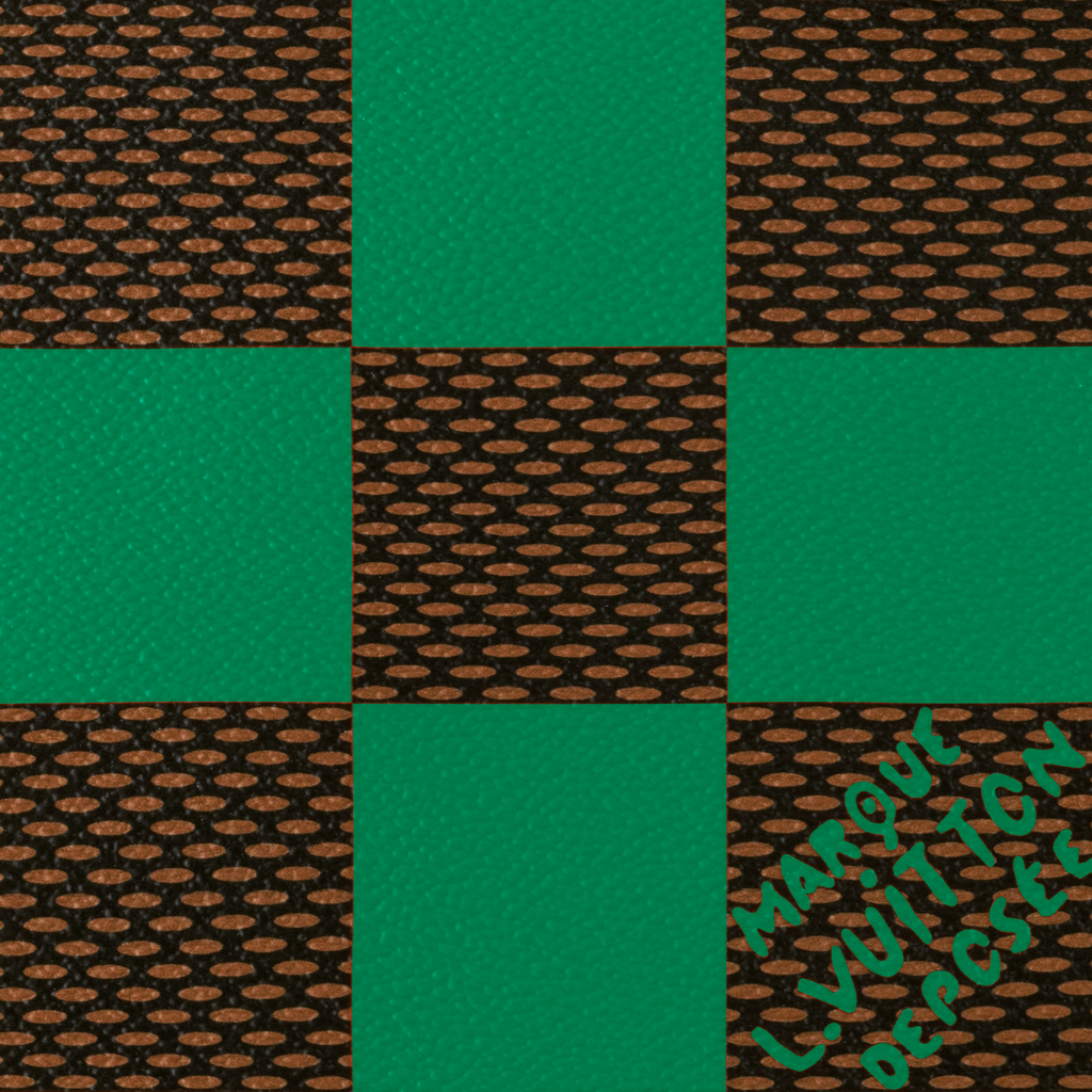 Louis Vuitton Speedy 40 Bandouli re Damier Pop GREEN