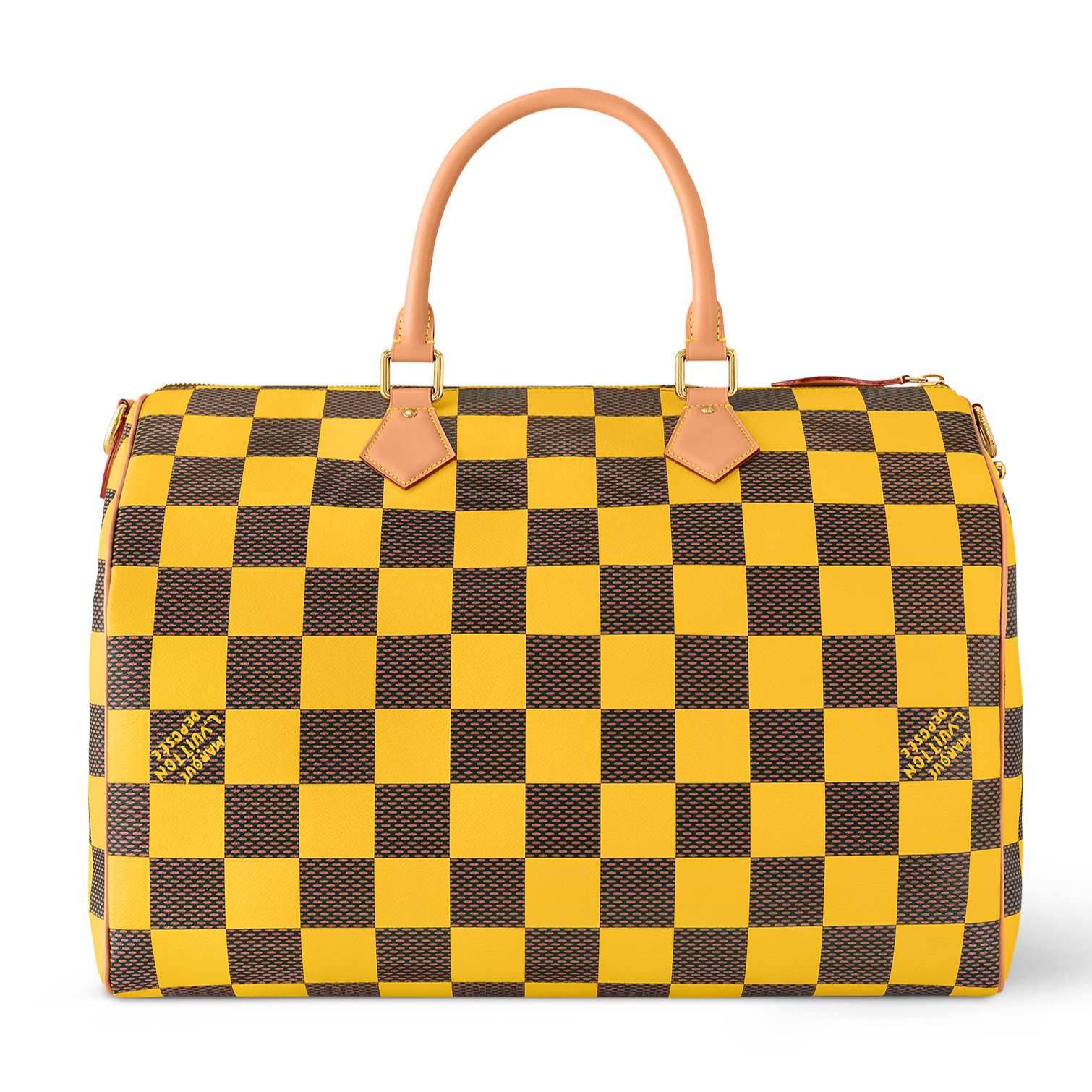 Louis Vuitton Speedy 40 Bandouli re Damier Pop yellow