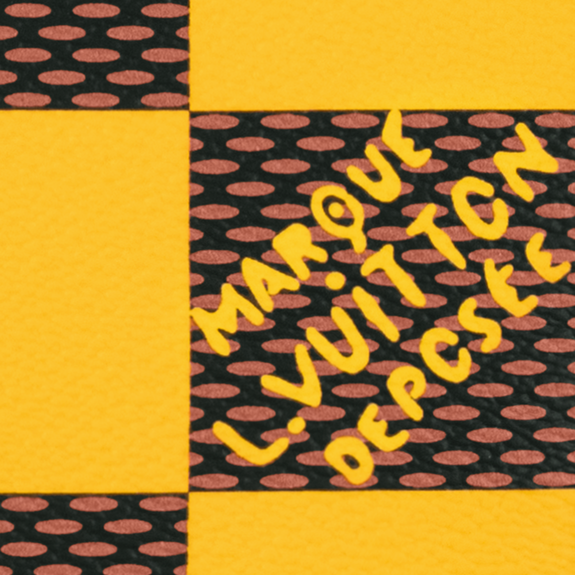 Louis Vuitton Speedy 40 Bandouli re Damier Pop yellow