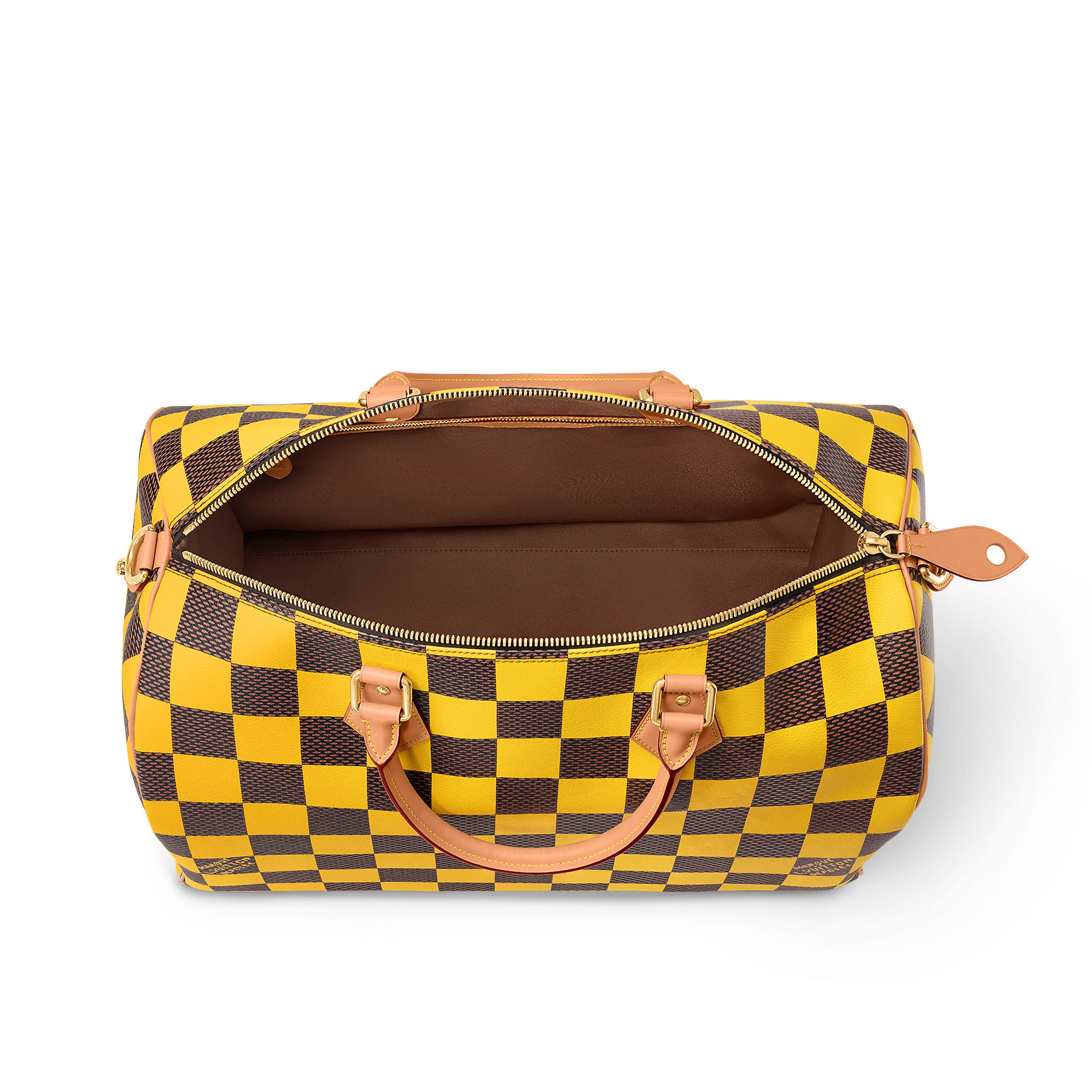 Louis Vuitton Speedy 40 Bandouli re Damier Pop yellow