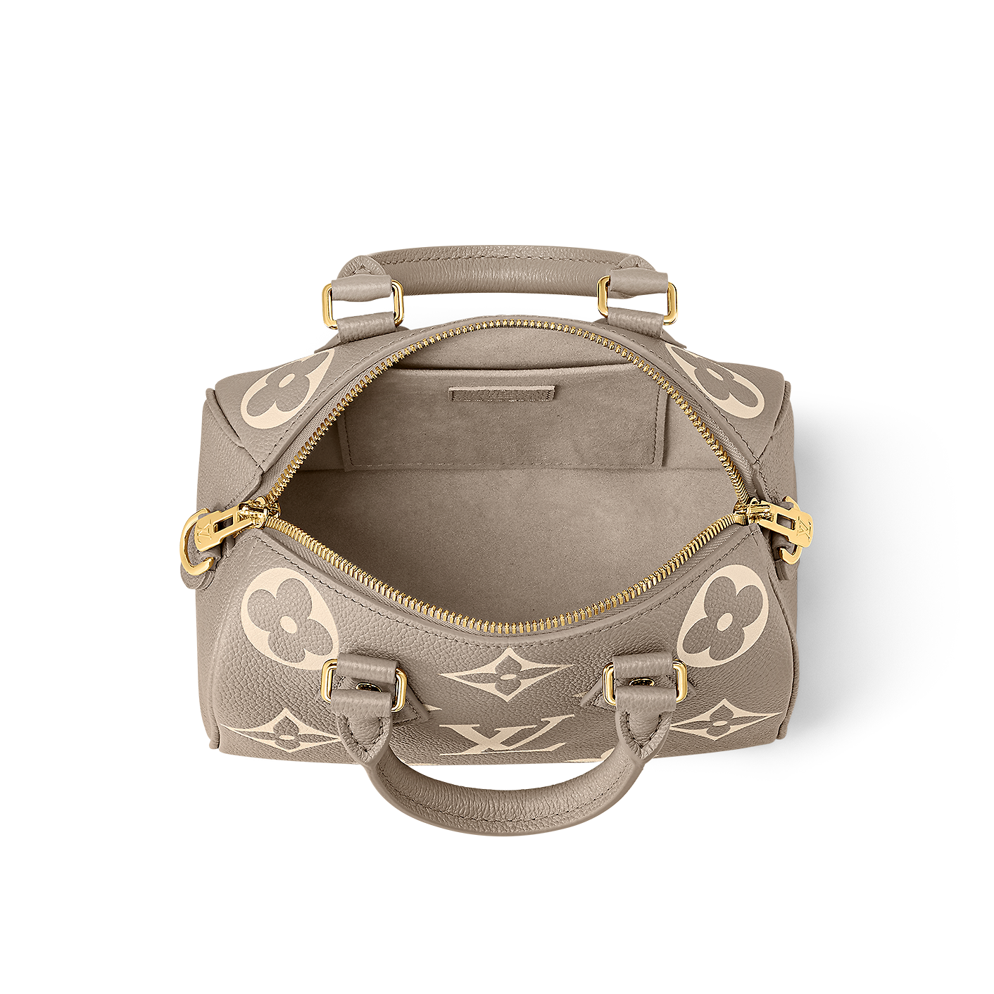 LOUIS VUITTON  Speedy Bandouli Monogram Empreinte Chain Bags and Clutches