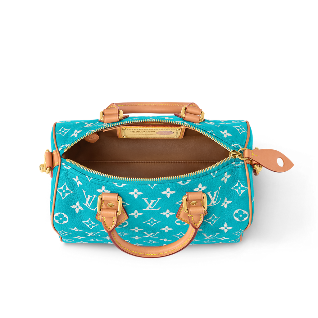 Louis Vuitton Speedy P9 Bandouli re 25  Tiffany Blue