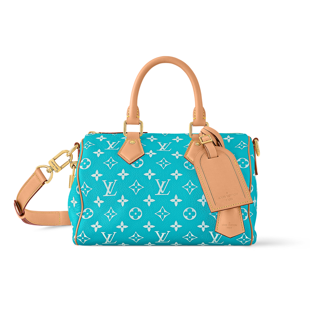 Louis Vuitton Speedy P9 Bandouli re 25  Tiffany Blue