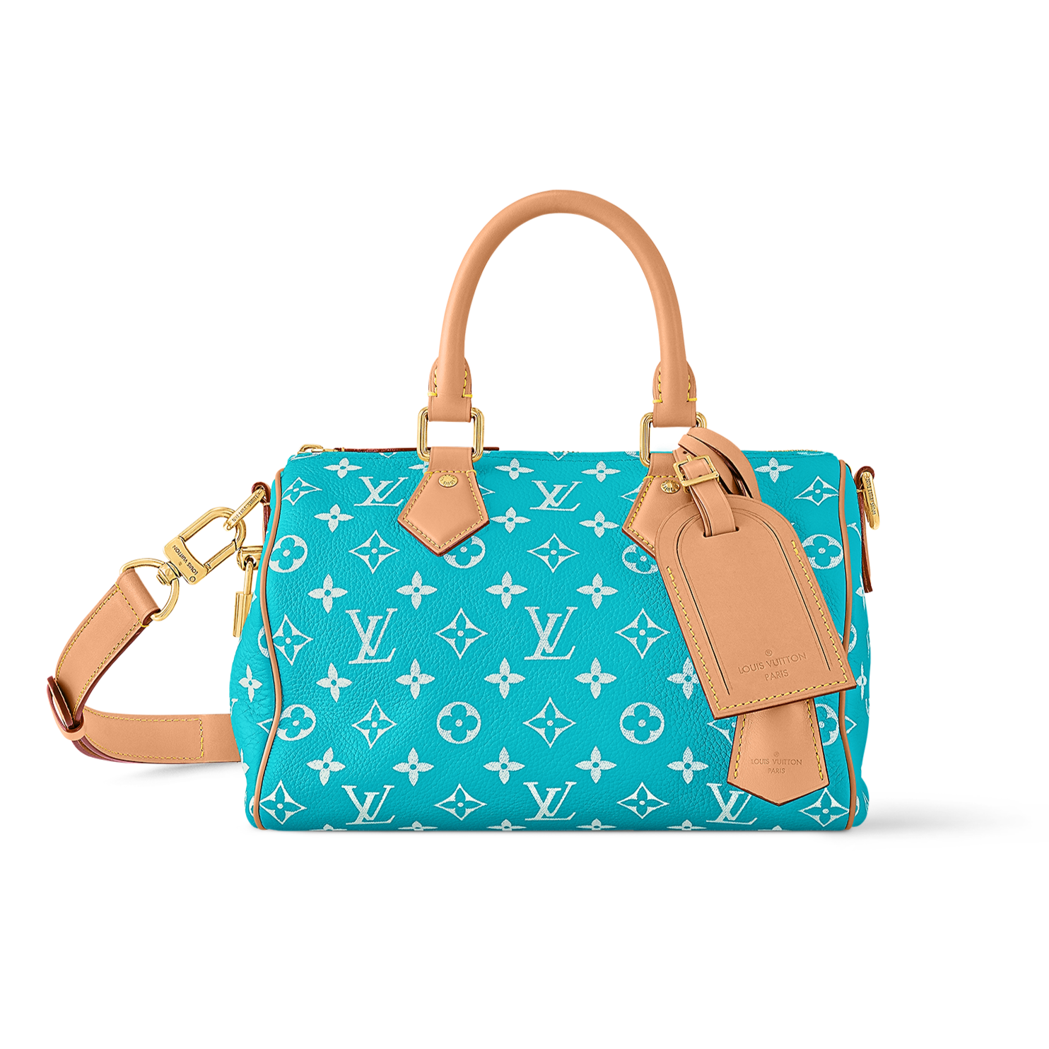 Louis Vuitton Speedy P9 Bandouli re 25  Tiffany Blue