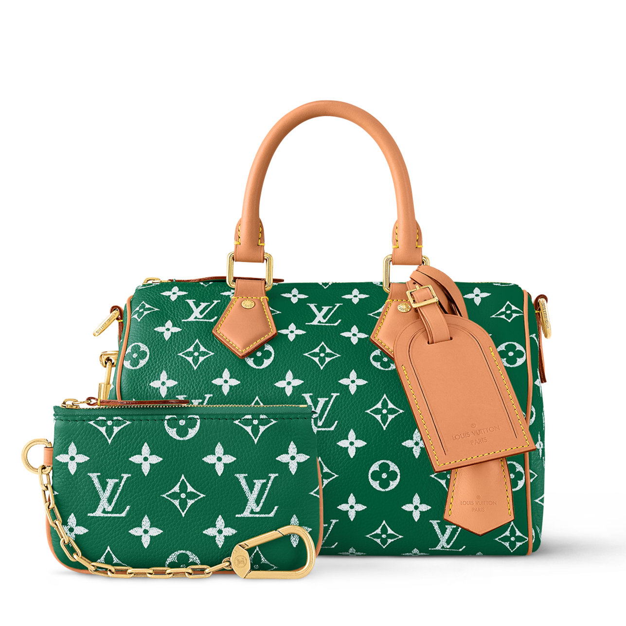 Louis Vuitton Speedy P9 Bandouli re 25 green
