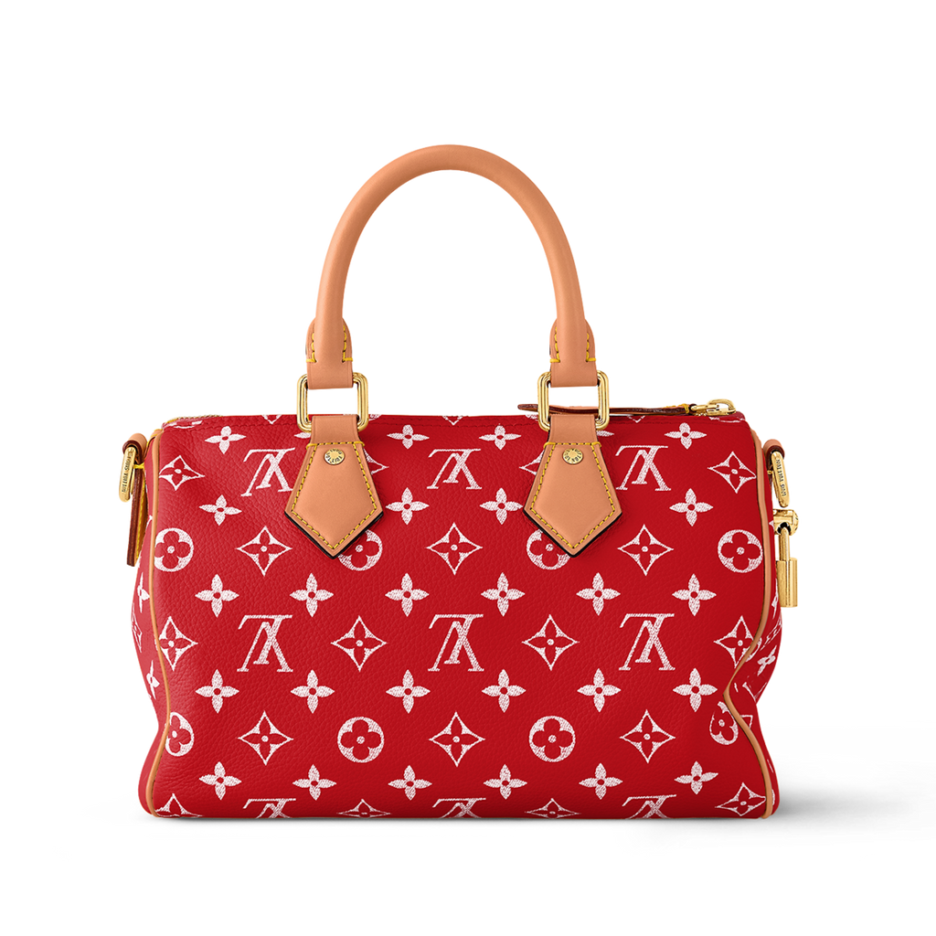 Louis Vuitton Speedy P9 Bandouli re 25 red