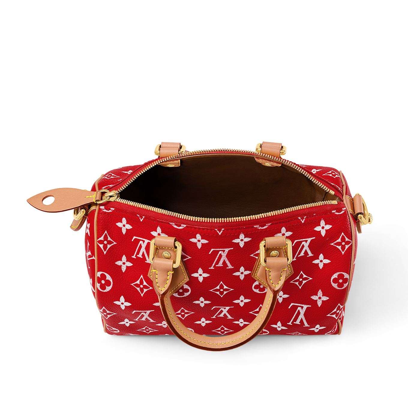 Louis Vuitton Speedy P9 Bandouli re 25 red