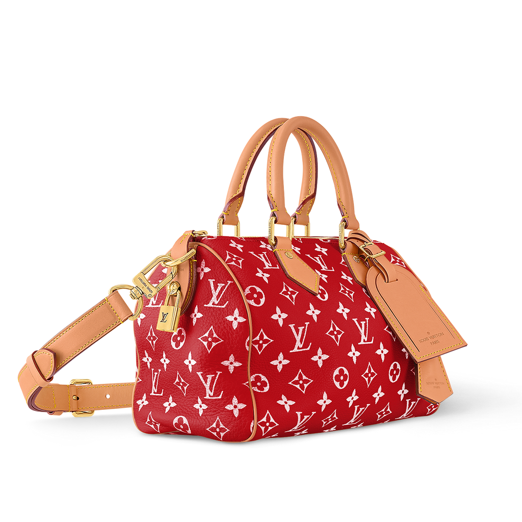 Louis Vuitton Speedy P9 Bandouli re 25 red