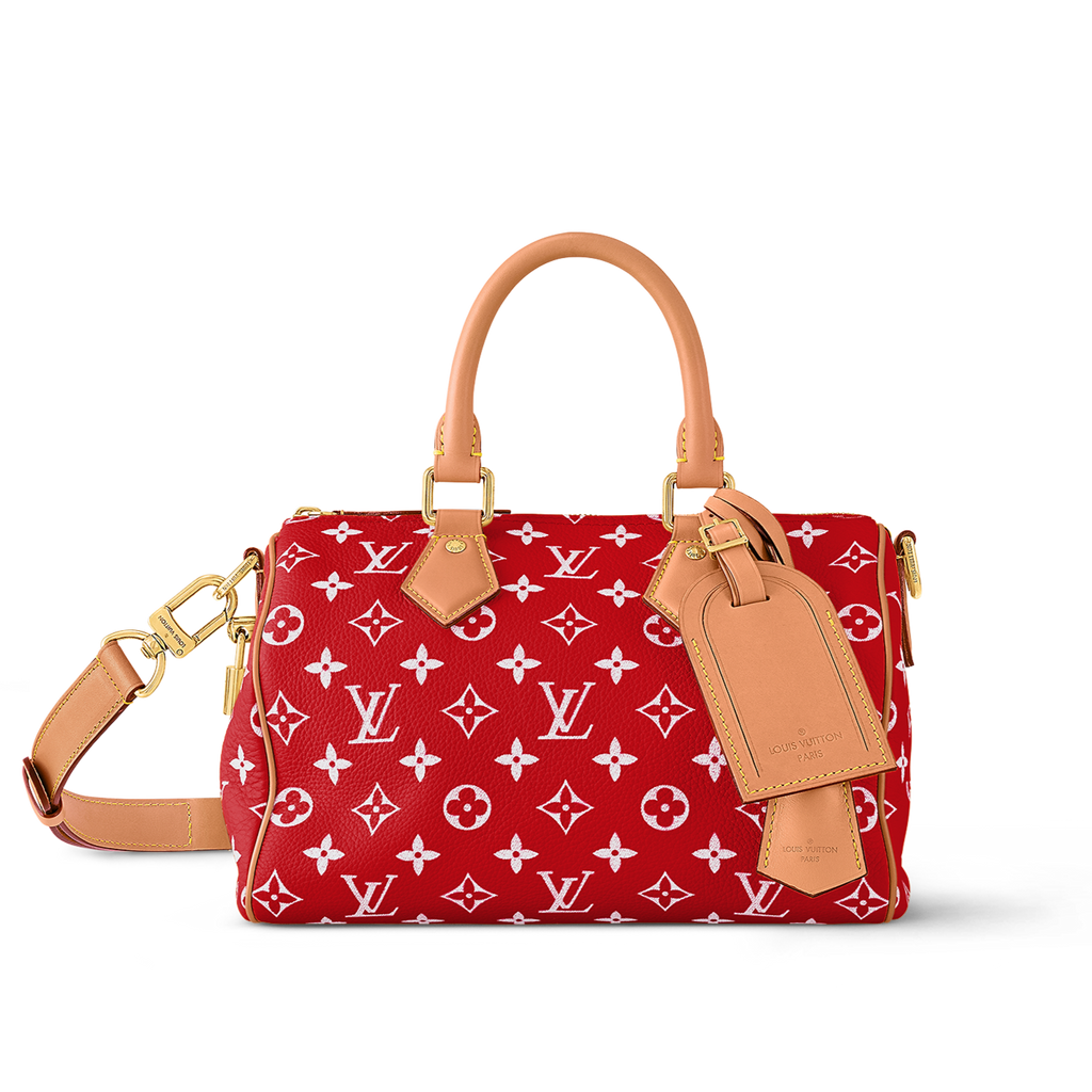 Louis Vuitton Speedy P9 Bandouli re 25 red