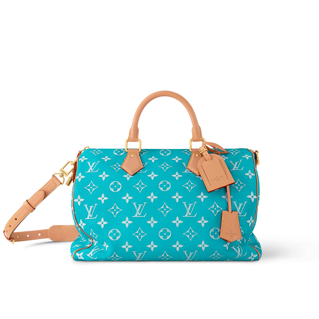 Louis Vuitton Speedy P9 Bandouli re 25  Tiffany Blue