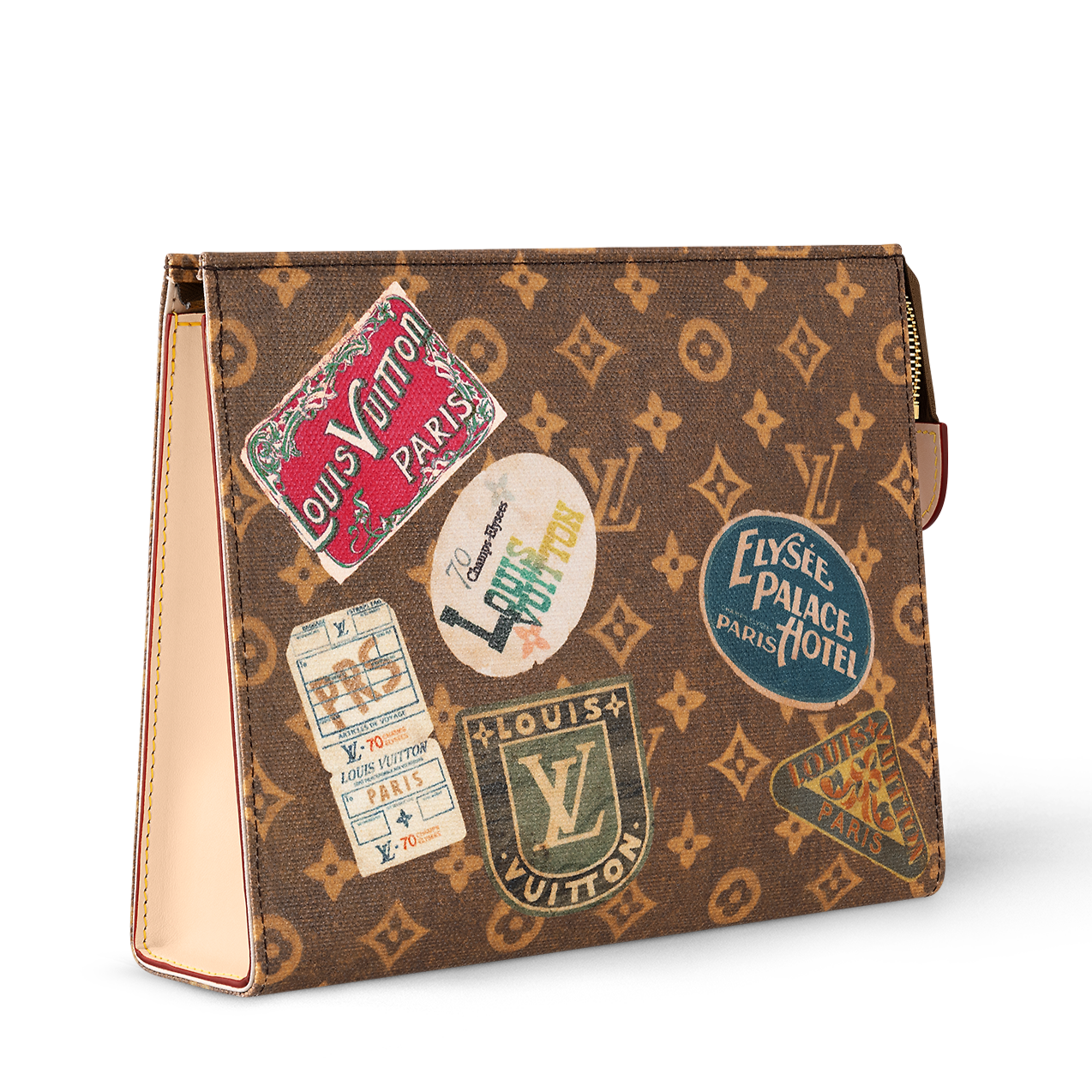 Louis Vuitton Toilet Pouch Denim Brown