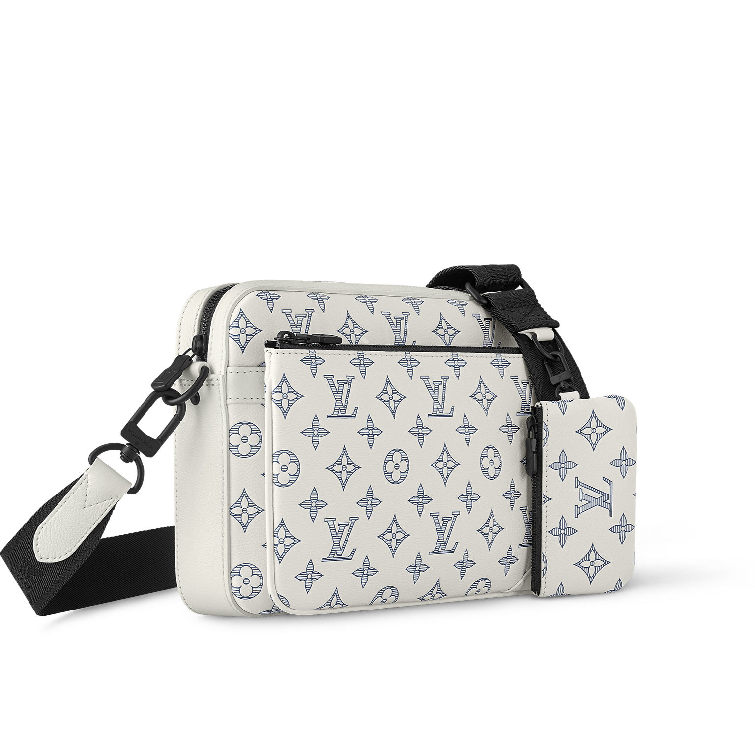 Louis Vuitton Trio Messenger  Crossbody white