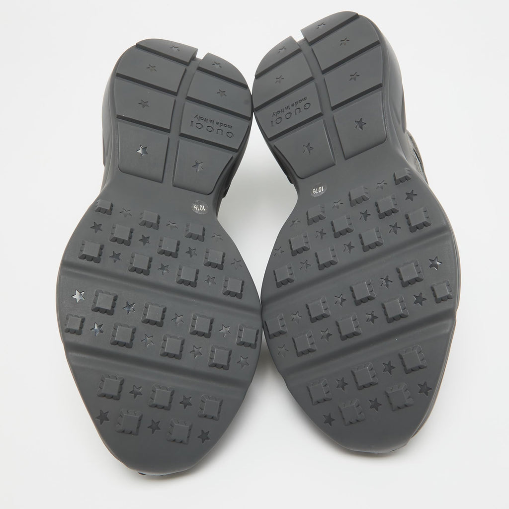 Gucci Grey GG Supreme Canvas Rhyton Sneakers