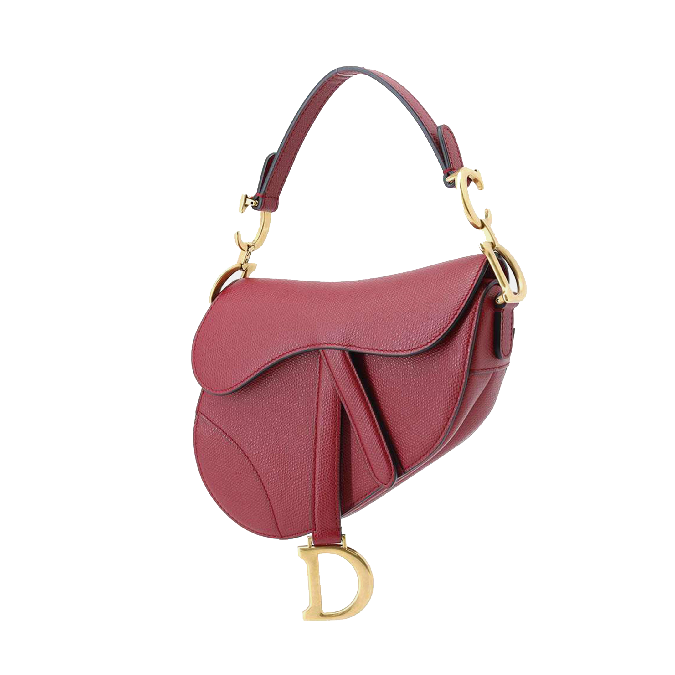 Dior Red Leather Saddle Shoulder Bags Dior