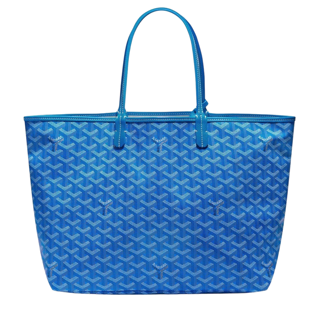 GOYARD GOYARDINE LOUIS PM TOTE BAG PALLADIUM HARDWARE