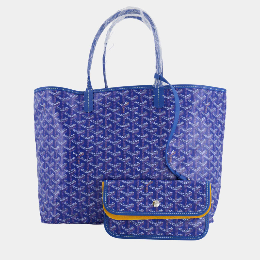 GOYARD GOYARDINE LOUIS PM TOTE BAG PALLADIUM HARDWARE