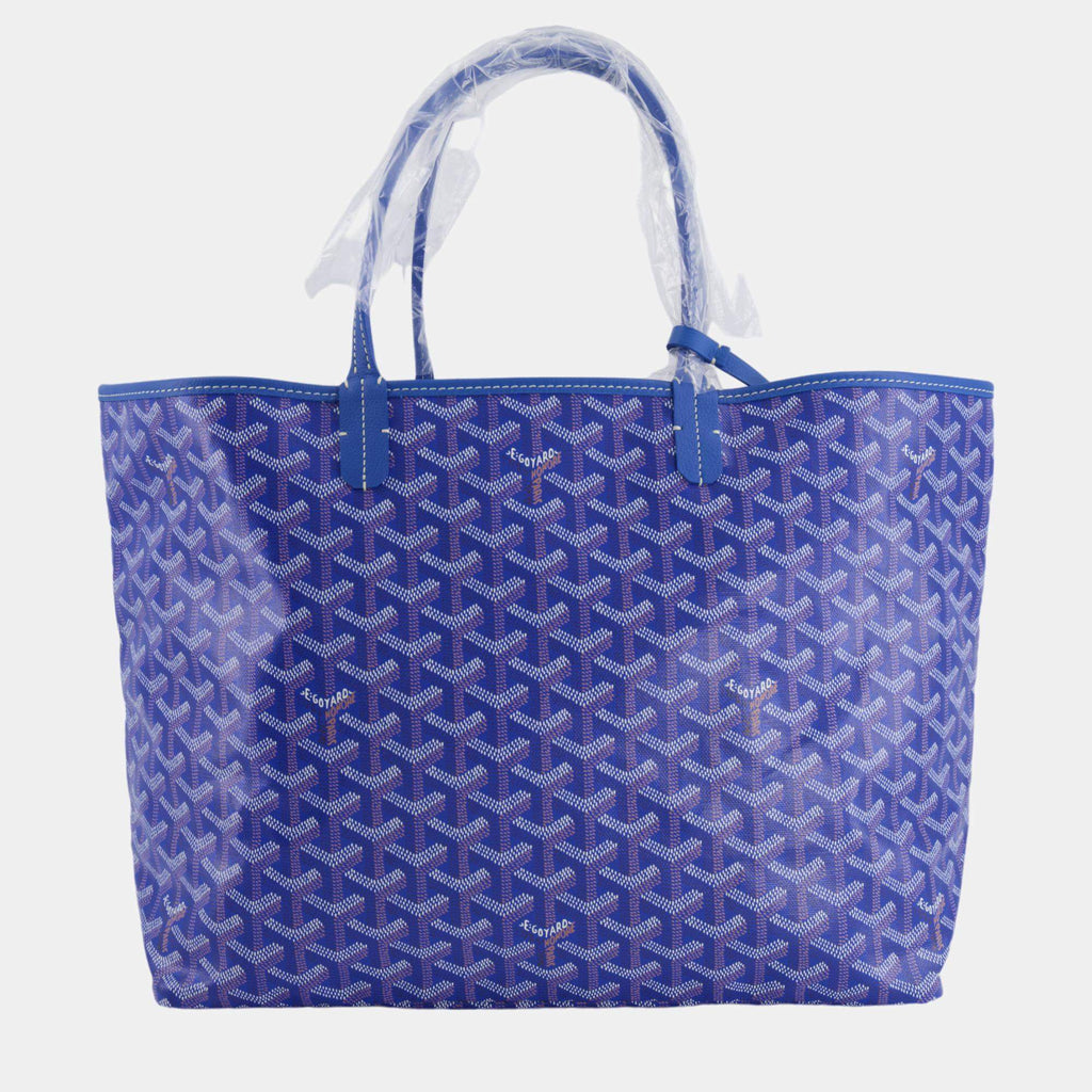 GOYARD GOYARDINE LOUIS PM TOTE BAG PALLADIUM HARDWARE