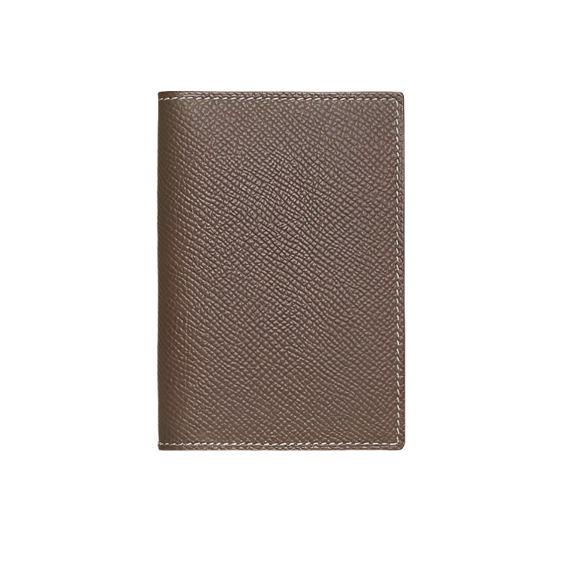 Hermes Euclide card holder Brown