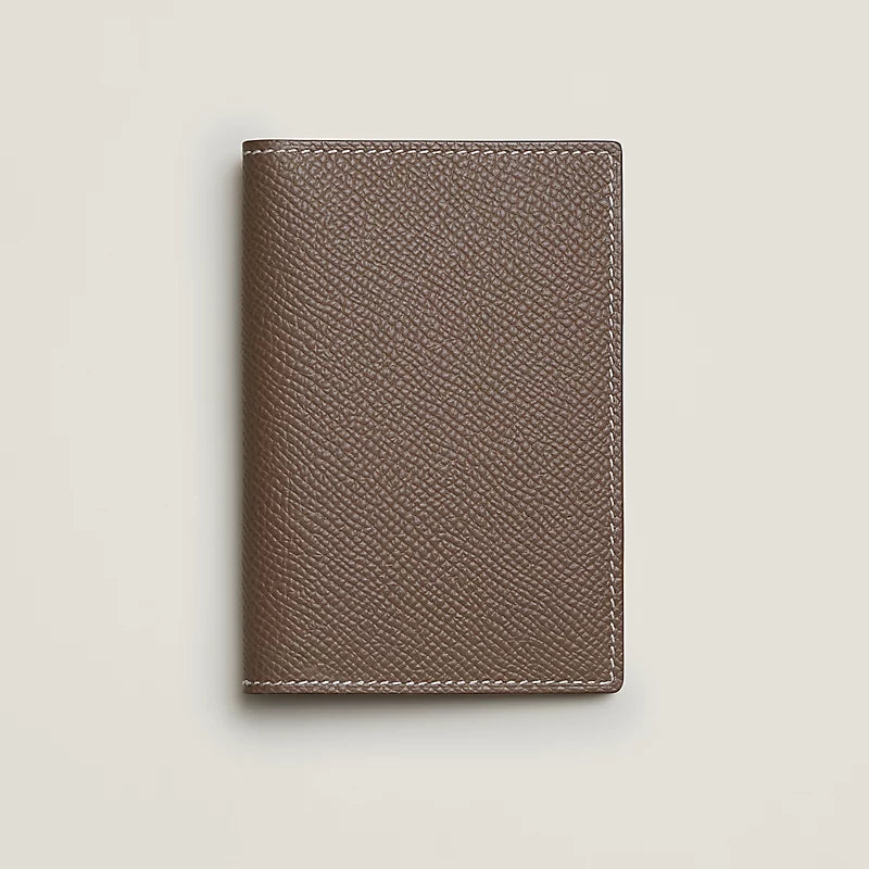 Hermes Euclide card holder Brown