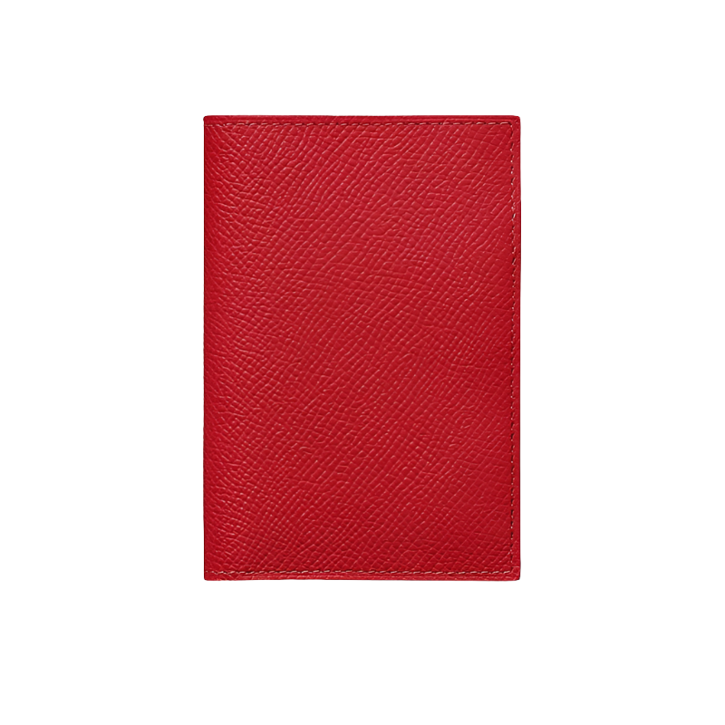 Hermes Euclide card holder Rouge Piment