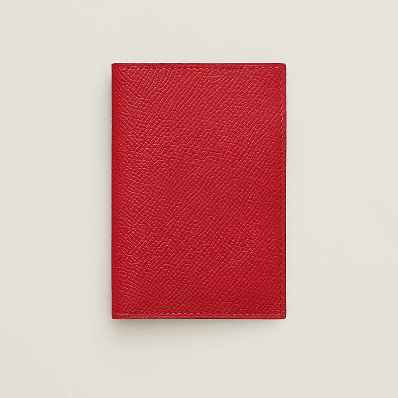 Hermes Euclide card holder Rouge Piment