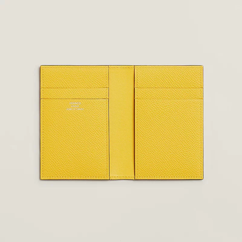 Hermes Euclide card holder Jaune De Naples