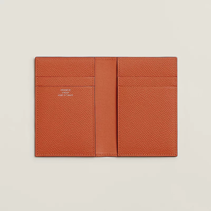 Hermes Euclide card holder Terre Battue