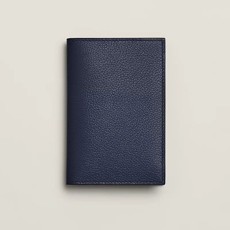 Hermes Euclide card holder Navy