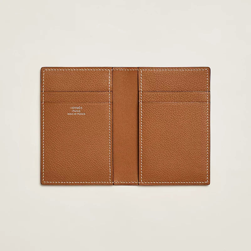 Hermes Euclide card holder Gold